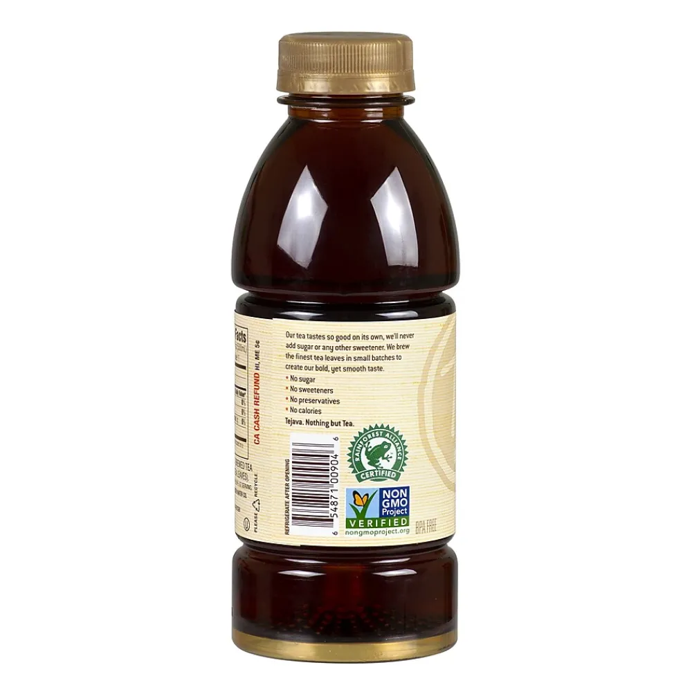 Tejava Original Unsweetened Black Tea, 16.9 Fl. oz., 12/Pack (313-00005)