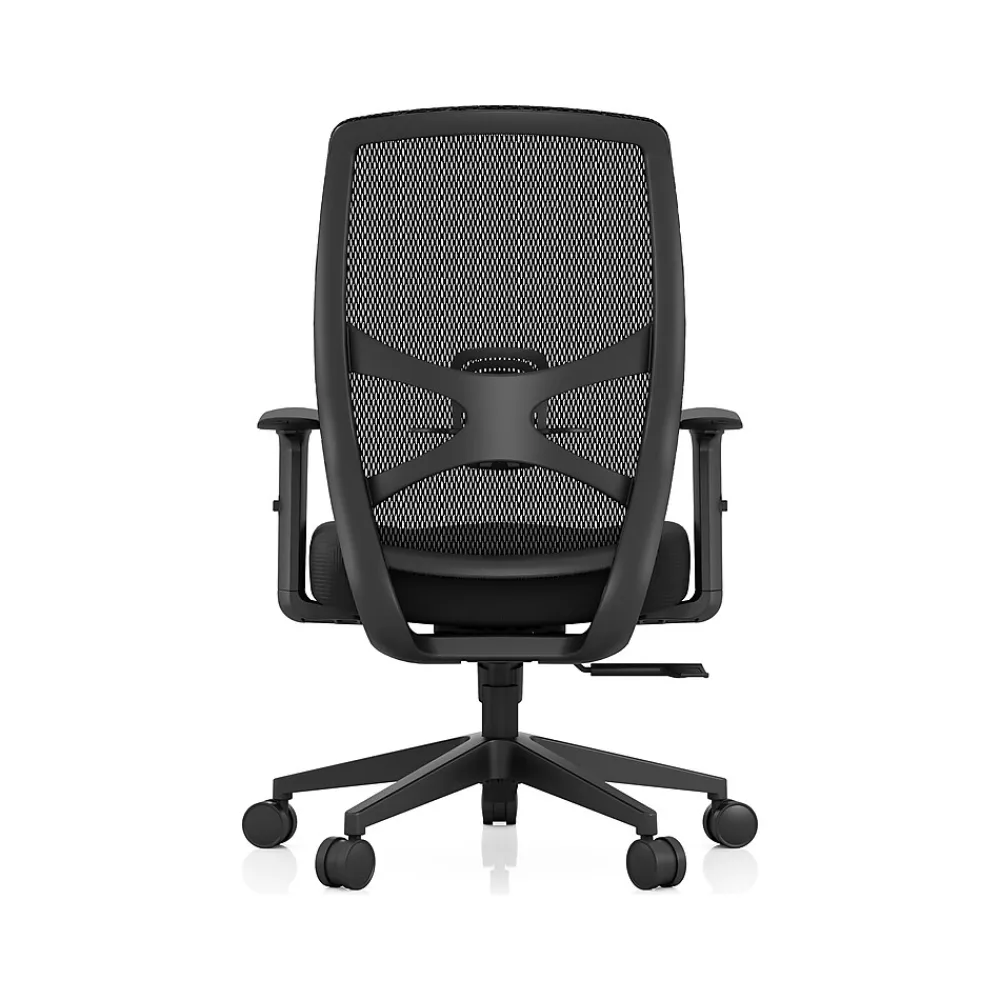 Office Chairs*Tempur-Pedic ProTask Mesh/Fabric Swivel Executive Task Chair, Black (TP-PROTASK-BLK)
