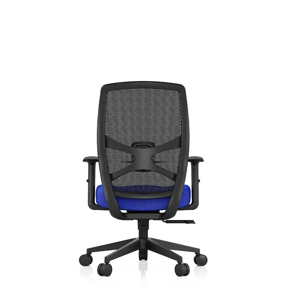 Office Chairs*Tempur-Pedic ProTask Mesh/Fabric Swivel Executive Task Chair, Blue (TP-PROTASK-BLU)