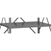 Shelving*Tennsco Industrial Shelf with Clips, Supports 500 lb., Medium Grey, 48"W x 18"D