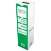 Cardboard Candy & Snack Wrappers Recycling Box, 10.47 Gallon, White and Green (681)<TerraCycle Clearance