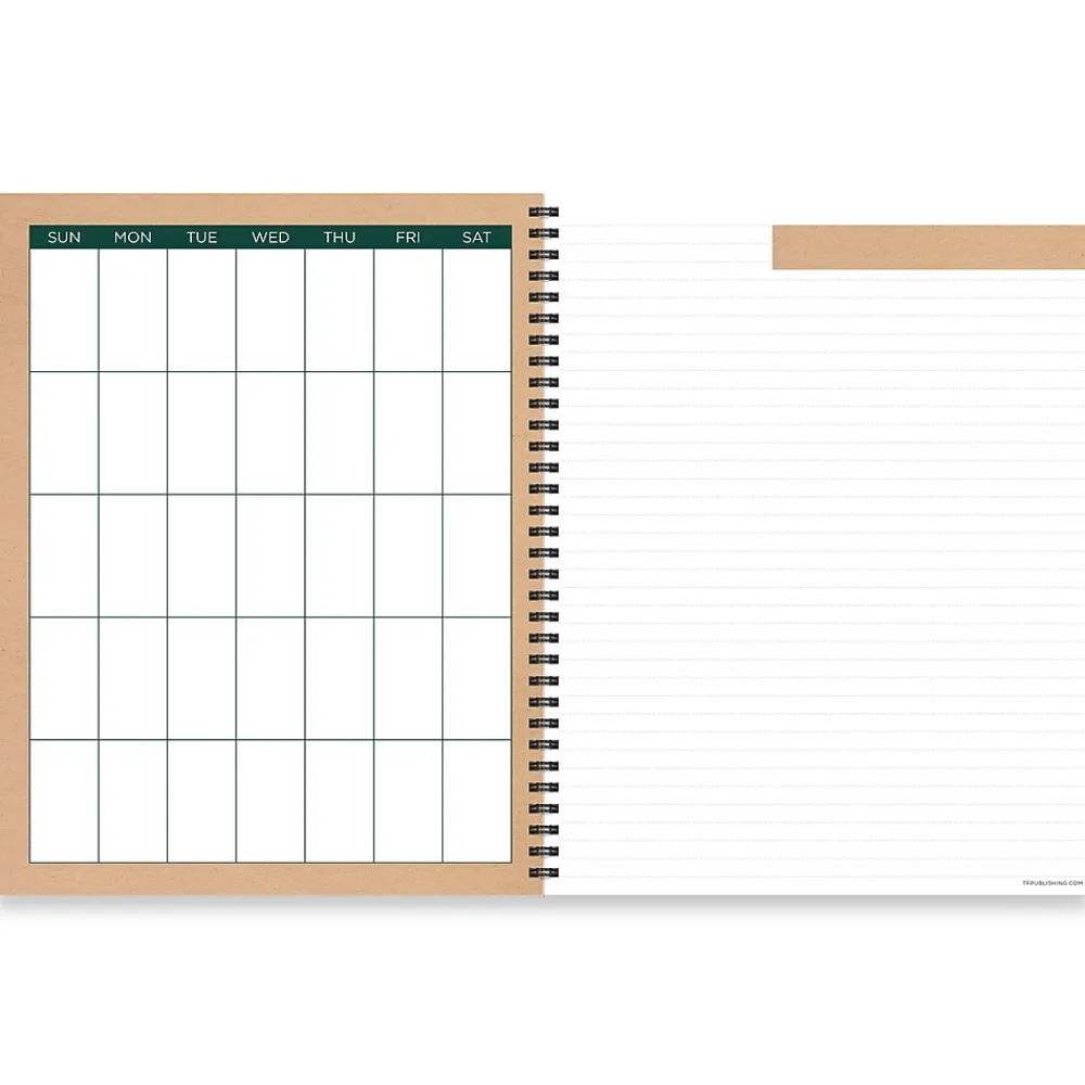 Grade Books*TF Publishing Undated Teacher Planner, Solid Kraft (99-9602)