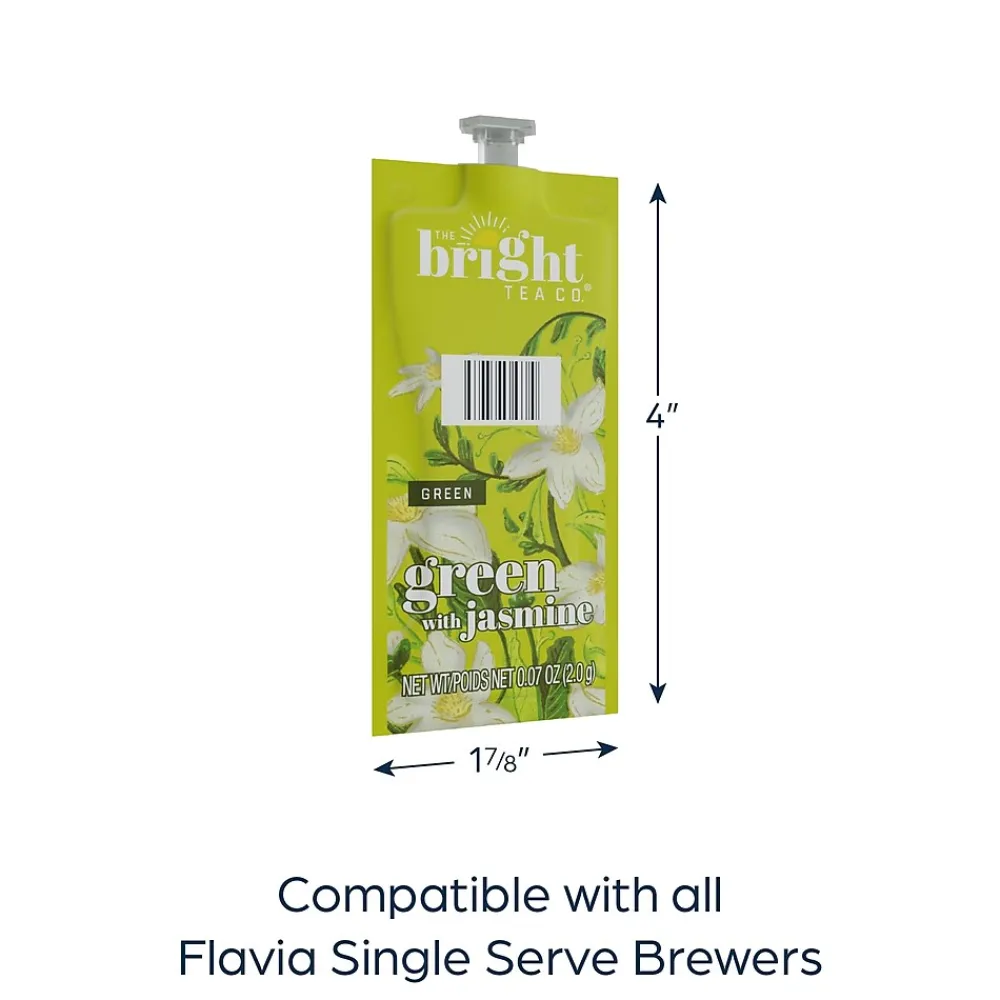 Bright Tea The Co. Green Tea, Flavia Freshpack, 100/Carton (MDRB503)