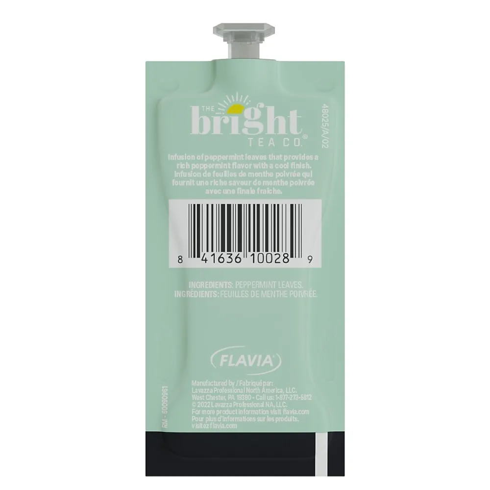 Bright Tea The Co. Peppermint Tea, Flavia Freshpack, 100/Carton (MDRB505)