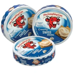The Laughing Cow Creamy Creamy Swiss Cheese, 3/Pack (902-00065)