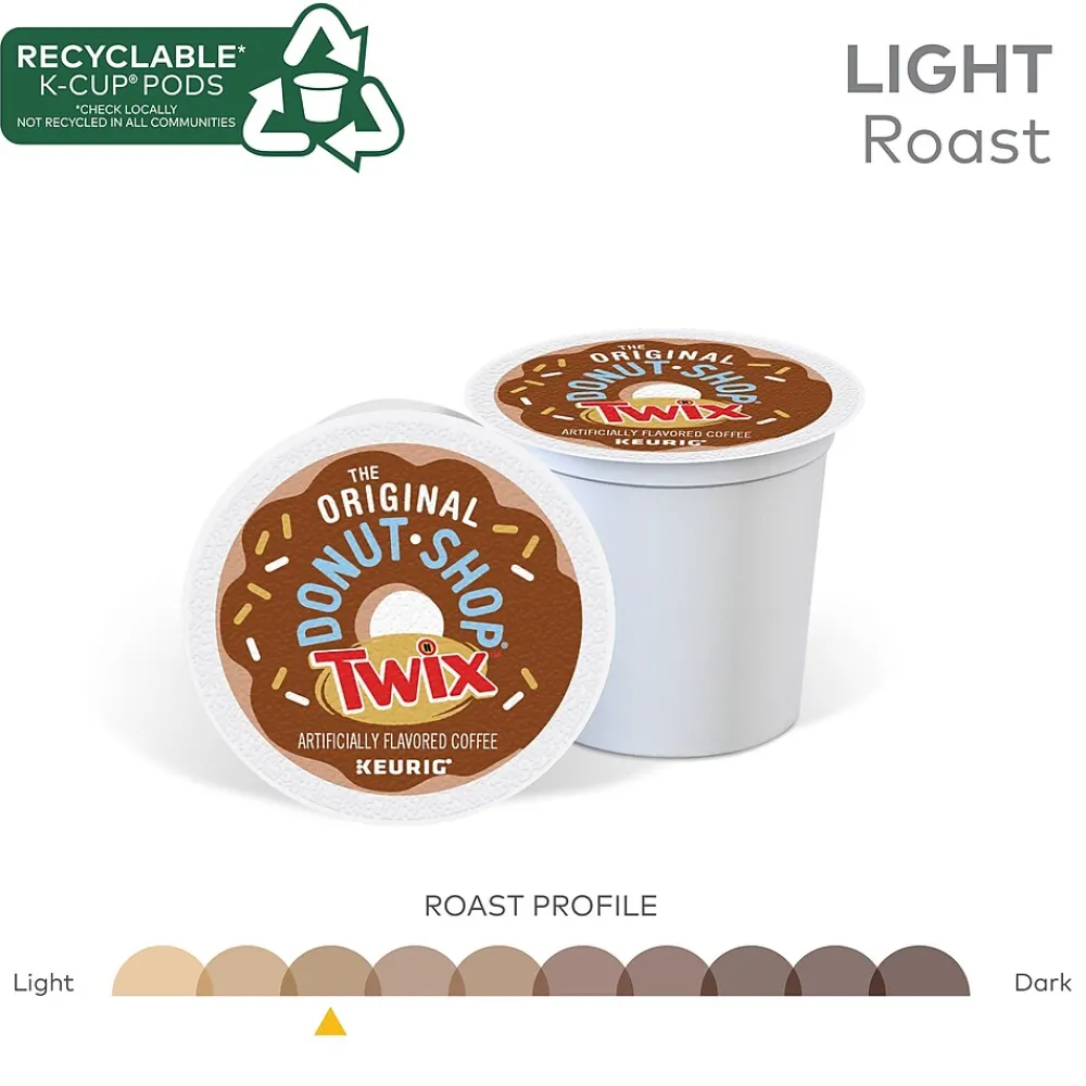 The Original Donut Shop Twix Coffee Keurig® K-Cup® Pods, Medium Roast, 24/Box (5000368824)