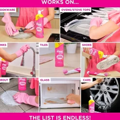 The Miracle Cream Cleaner, Rhubarb Scent, 16.9 Oz. (23675)<The Pink Stuff Outlet