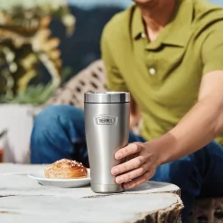 Icon Stainless Steel Vacuum Insulated Tumbler, 16 oz., Matte (IS1012MS4)<Thermos New