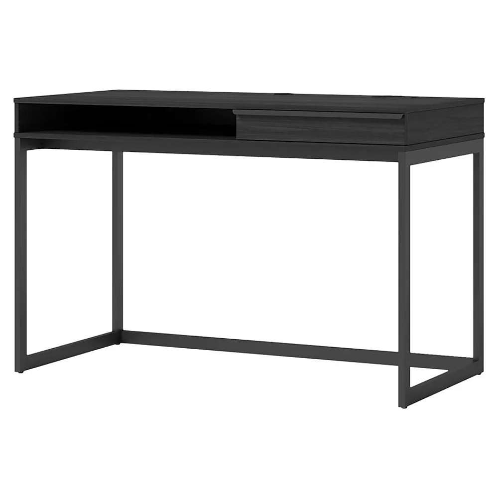 Office Desks*Thomasville Furniture Latimer 48"W Writing Desk, Burnt Ash (SPLS-LA48D-TV)