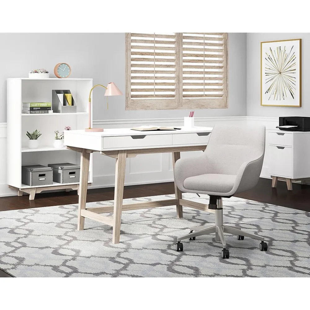 Bookcases*Thomasville Furniture Whitney 3-Shelf 48"H Bookcase, White (SPLS-WHBK-TV)
