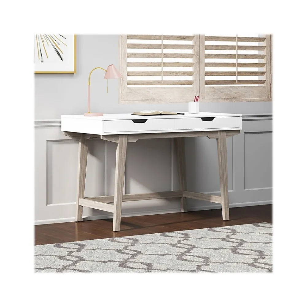 Office Desks*Thomasville Furniture Whitney 48"W Writing Desk, Snowy White (SPLS-WH48D-TV)