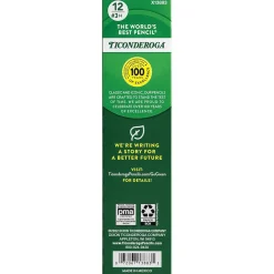 Pencils|Ticonderoga The World's Best Pencil Wooden Pencil, 2.2mm, #3 Hard Lead, Dozen (X13883X)