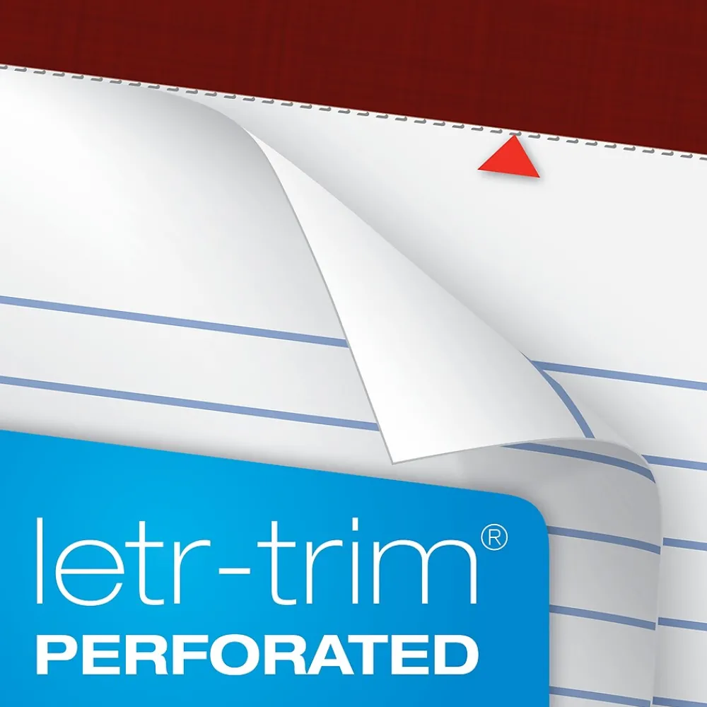 Notepads|TOPS Docket Gold Notepads, 8.5" x 14", White, 50 Sheets/Pad, 12 Pads/Pack (63990)