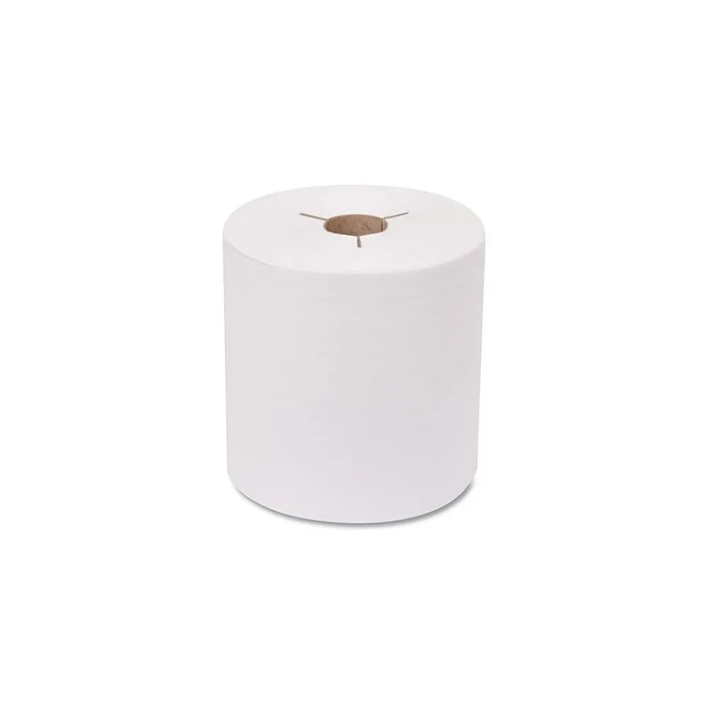 Tork Advanced Hand Towel Roll, Notched, 1-Ply, 8 x 10, White, 6 Rolls/Carton (TRK8031050)