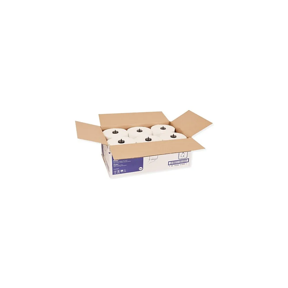 Tork Premium Extra Soft Matic Hand Towel Roll, 2-Ply, 7.7" x 300 ft, White, 6/Carton (TRK290094)