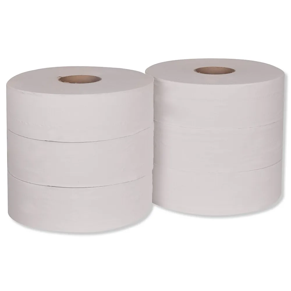 Universal Jumbo Bath Tissue, Septic Safe, 2-Ply, White, 3.48" x 2,000 ft, 6/Carton (TRKTJ1222A)<Tork
