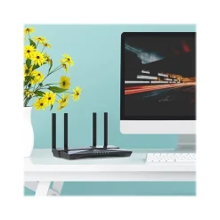 Hot TP-LINK Archer AX1500 Dual Band MU-MIMO Gaming Router, Black (ARCHER AX1500)