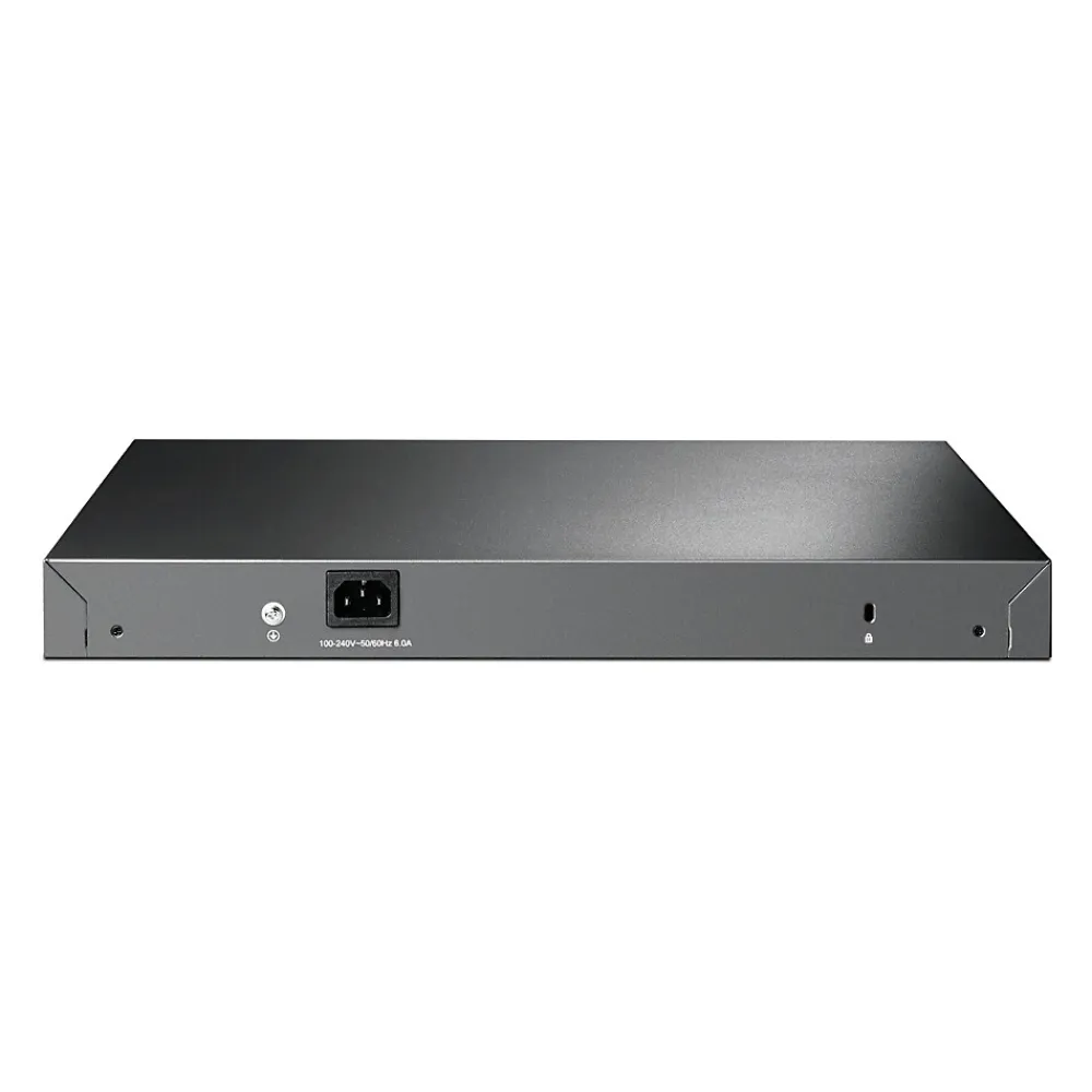 Outlet TP-LINK JetStream 24-Port Gigabit Ethernet PoE+ Managed Switch, Black (TL-SG3428MP)