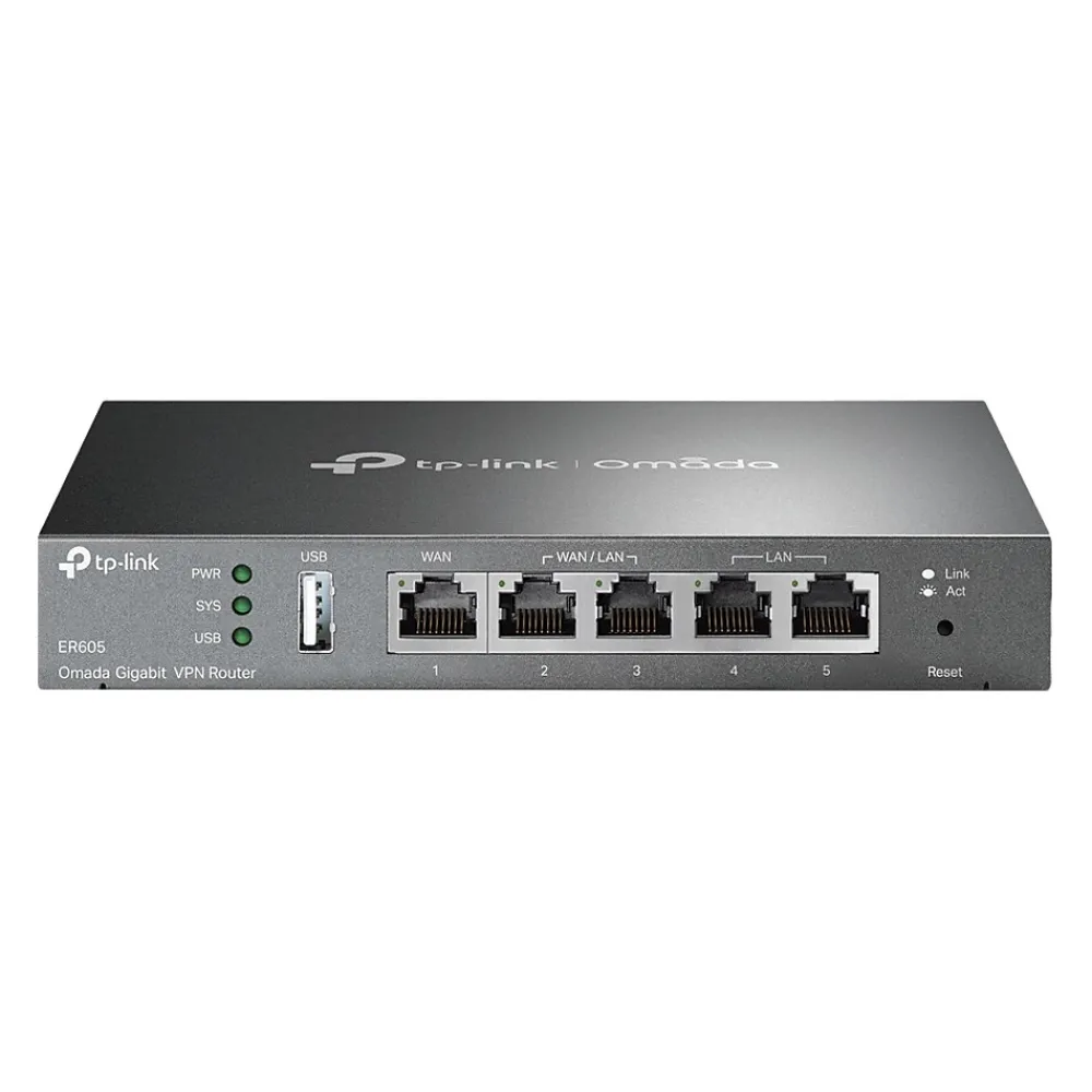 New TP-LINK SafeStream 945.56Mbps Router, Black (ER605)