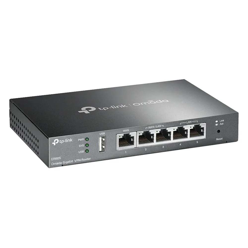 New TP-LINK SafeStream 945.56Mbps Router, Black (ER605)