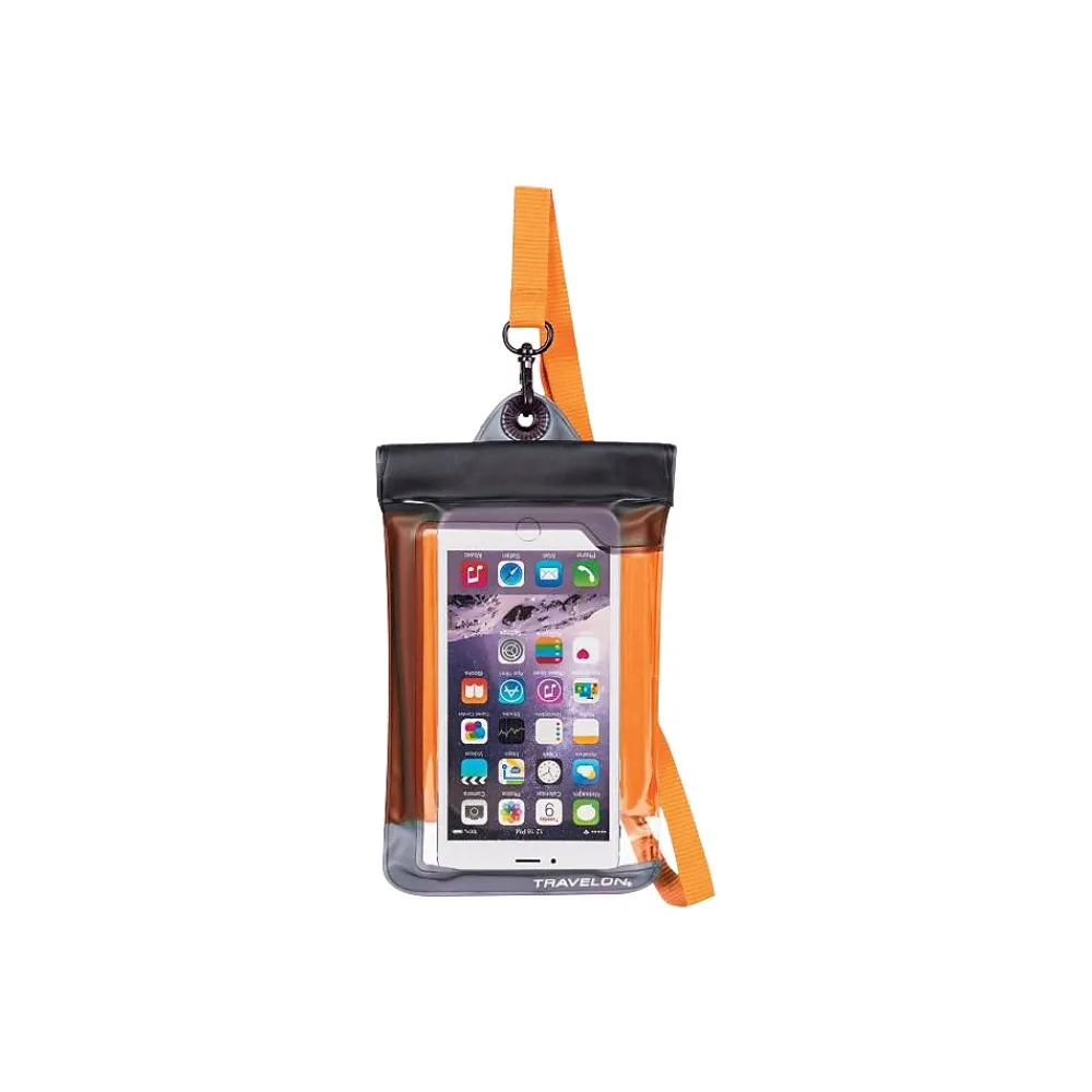 itFloats! 4.25" 6-Piece PVC Travel Pouch, Waterproof, Assorted Colors (12505-000)<Travelon Outlet