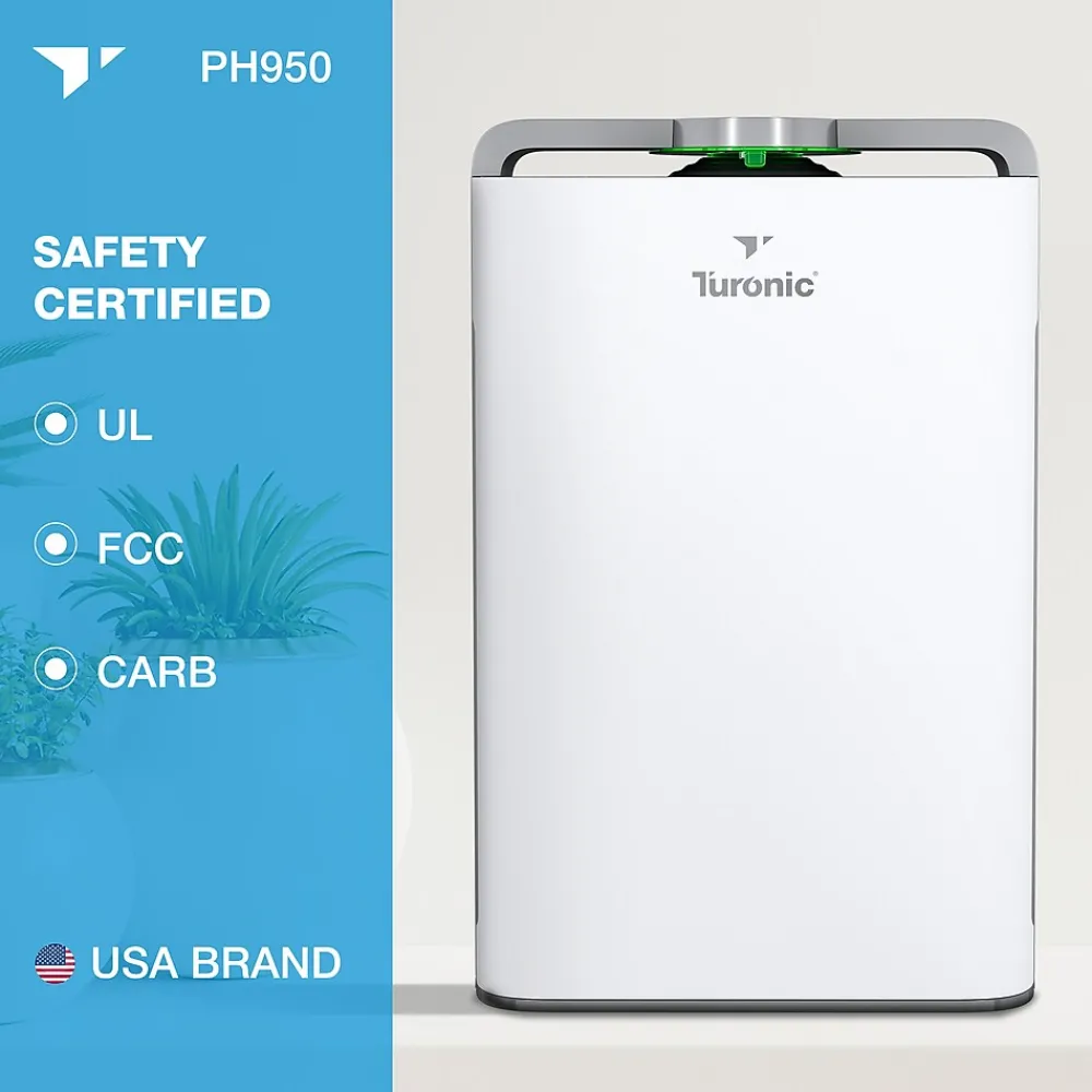 Treblab Turonic Premium HEPA Air Purifier & Humidifier, White (PH950)