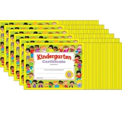 Awards & Certificates*Trend Enterprises Completion Certificates, 8.5" x 11", Multicolor, 6/Bundle (T-17008-6)
