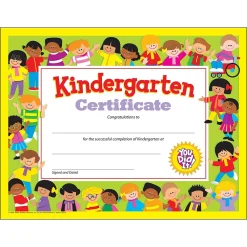 Awards & Certificates*Trend Enterprises Completion Certificates, 8.5" x 11", Multicolor, 6/Bundle (T-17008-6)