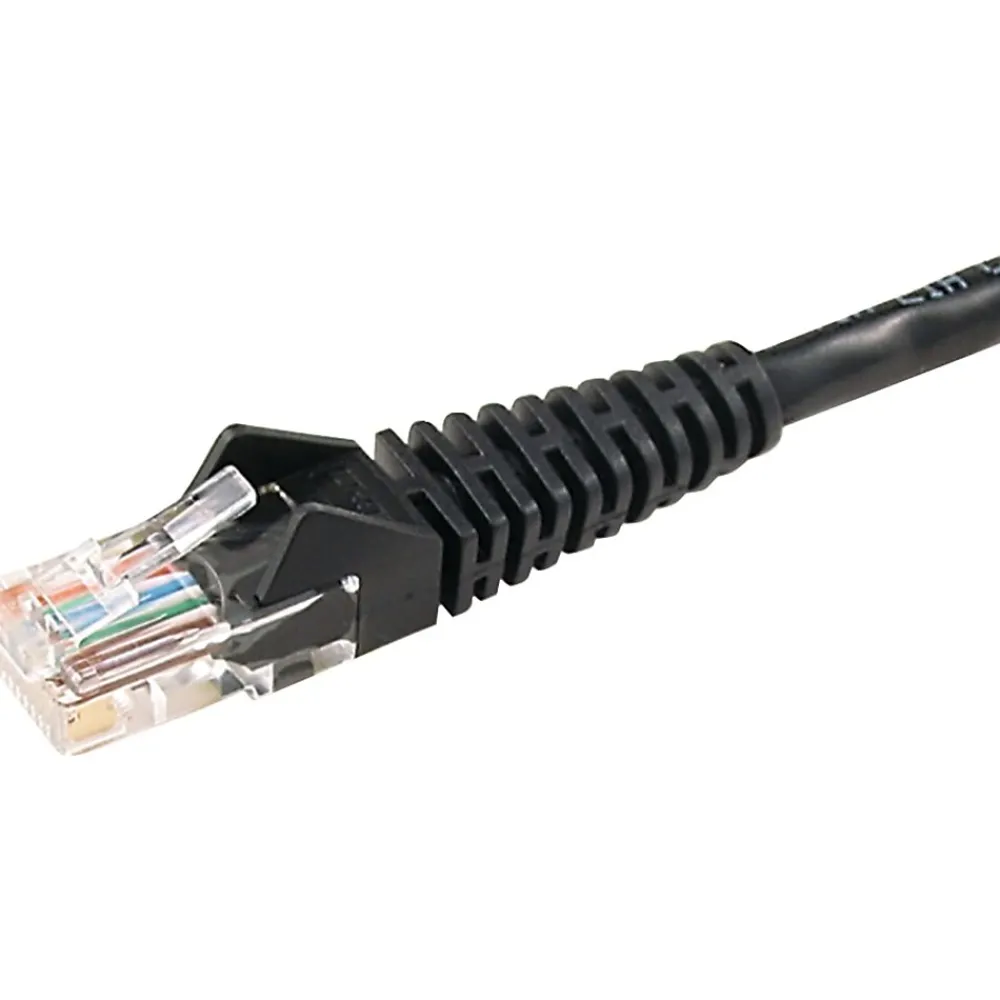 Tripp Lite 25' CAT-5e Snagless Molded Patch Cable, Black (TRPN001025BK)