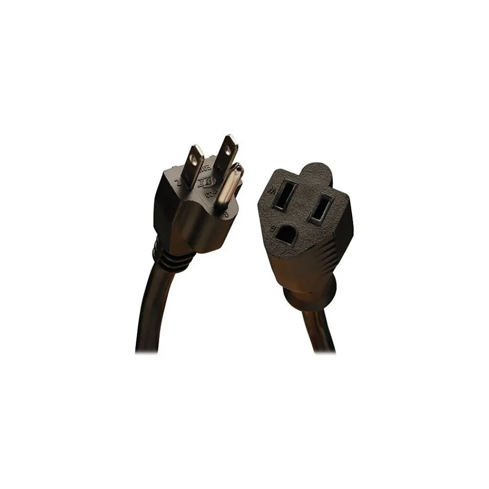 Tripp Lite 3' Extension Cord, 14 AWG, Black (P024-003)