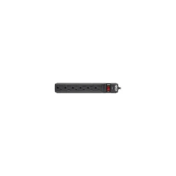 Tripp Lite 6 Outlet Surge Suppressor, 6' Cord, Black (TLP6B)