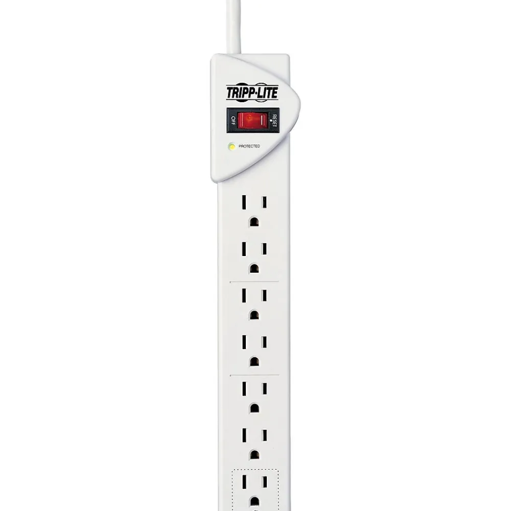Tripp Lite 7 Outlet Surge Protector, 6' Cord, 1080 Joules (STRIKER)