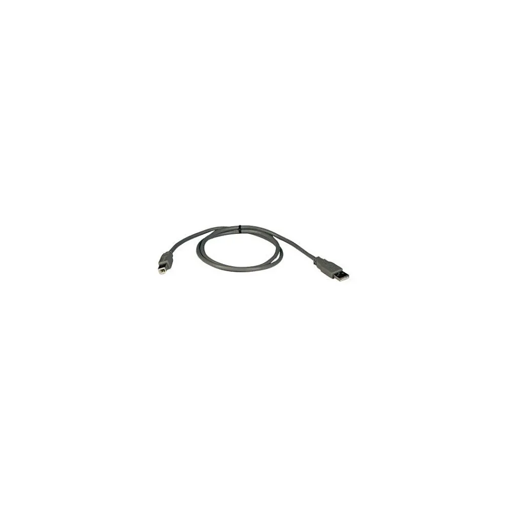 Tripp Lite 3' USB 2.0 A Male to B Male USB Cable, Gray (U021-003)