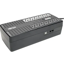 Tripp Lite Eco Green 750VA Compact Battery Backup UPS, 12-Outlets, Black (ECO750UPS)