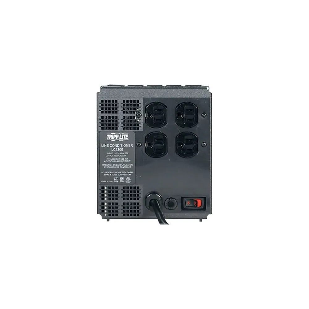 Tripp Lite LC1200 4-Outlet 1200 Joule Mini Tower Line Conditioner With 7' Cord