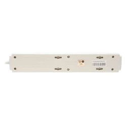 Tripp Lite Protect It! 6-Outlet Surge Protector, 4' Cord, Light Gray (TRPTLP604)
