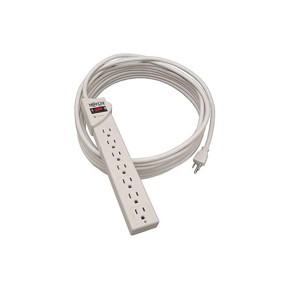 Tripp Lite Protect It! 7-Outlet Surge Protector, 25' Cord (TLP725)