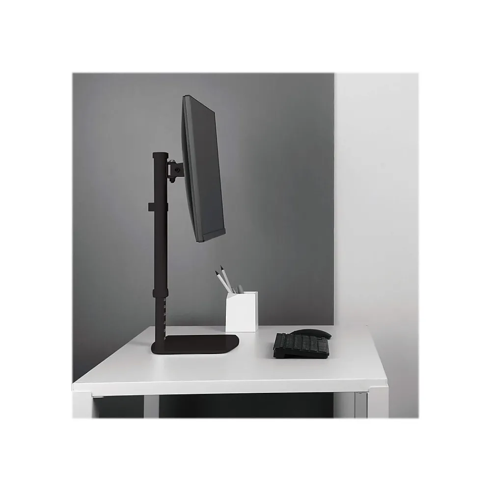 Outlet Tripp Lite Single-Display Monitor Stand - Height Adjustable, 17" to 27" Monitors Mount, Up, Black (DDV1727S)