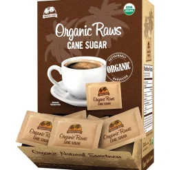 Maui Brand Tropically Grown Organic Raws Cane Sugar, 200/Box (83035)