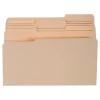 File Folders|TRU RED ™ 30% Recycled Top-Tab File Folders, 3-Tab, Manila, Legal-Size, 24/Pack (235408/TR58116)