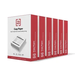 Large Quantity Paper*TRU RED ™ 8.5" x 11" Copy Paper, 20 lbs., 92 Brightness, 600 Sheets/Ream, 6 Reams/Carton (TR62091)
