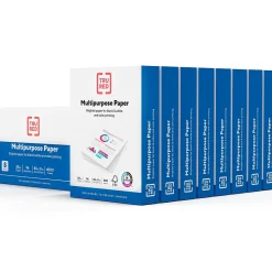 Multipurpose Paper*TRU RED â„¢ 8.5" x 11" Multipurpose Paper, 20 lbs., 96 Brightness, 500 Sheets/Ream, 8 Reams/Carton (TR56964)