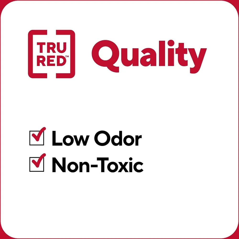 Markers|TRU RED ™ Dry Erase Marker, Fine Tip, Assorted, 12/Pack (TR61434-CC)