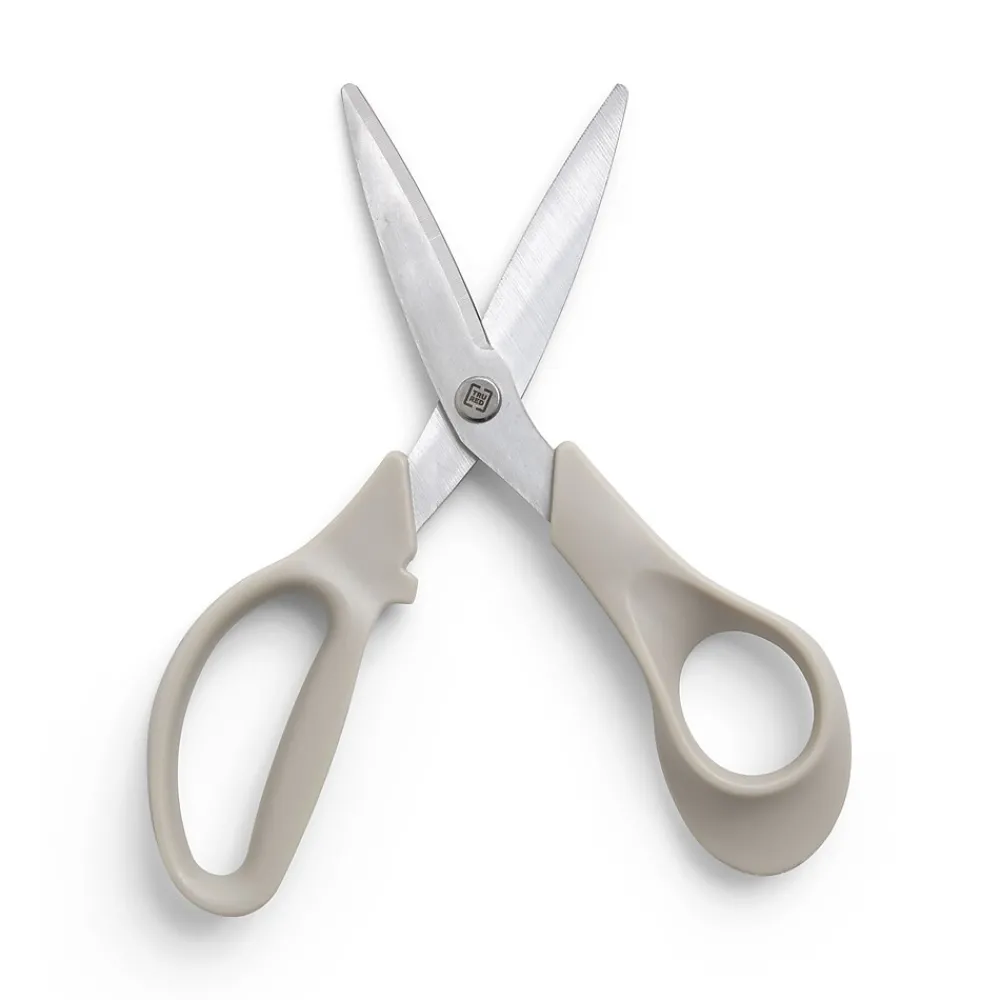 Scissors|TRU RED ™ Ergonomic 7" Stainless Steel Scissors, Straight Handle, Assorted Colors (TR55035)