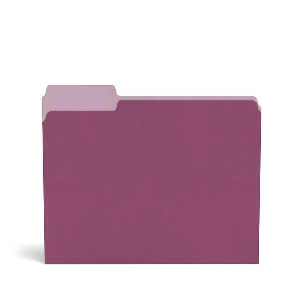 File Folders|TRU RED ™ File Folders, 3-Tab, Letter Size, Assorted Jewel Tone Colors, 24/Pack (TR58171)