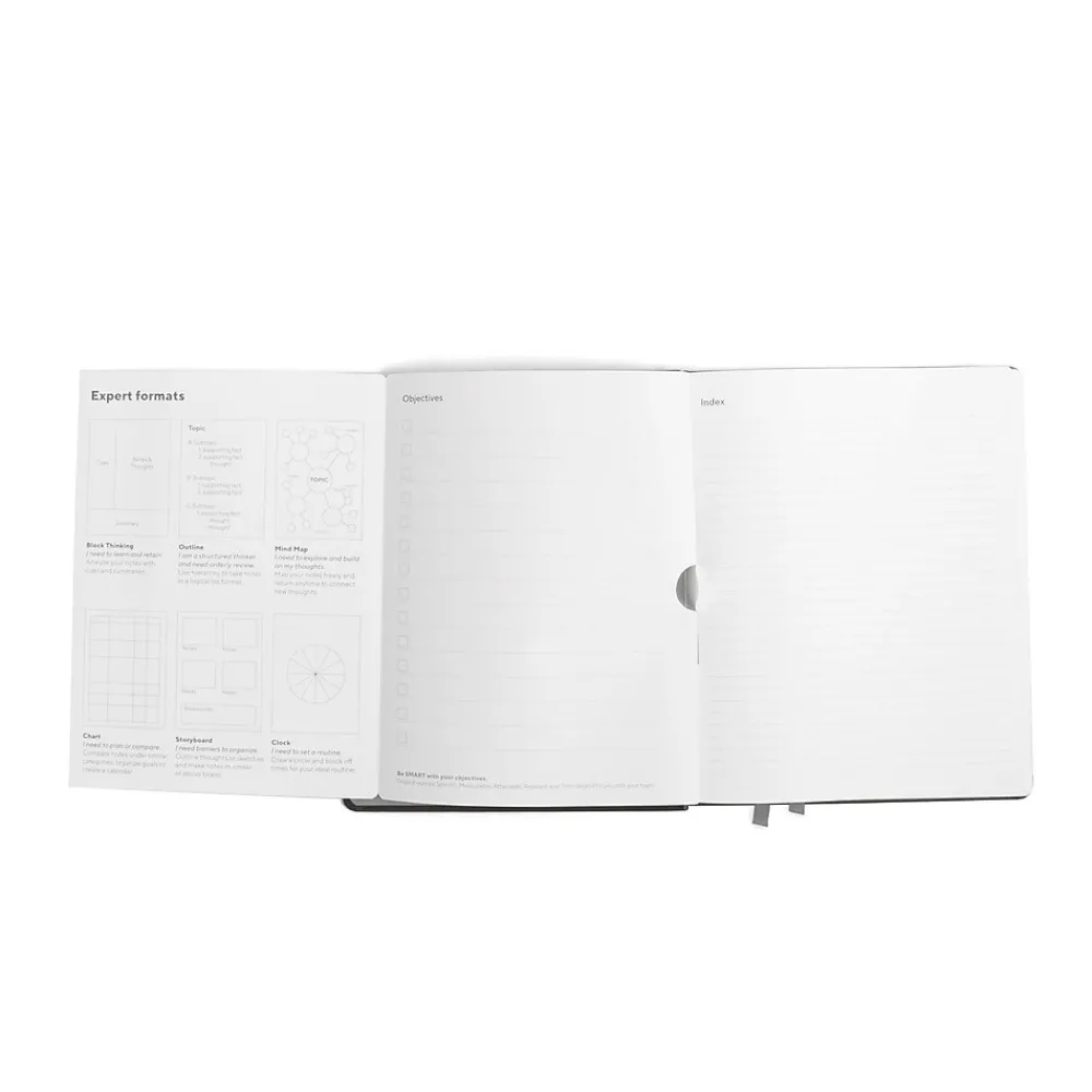 Journals|TRU RED ™ Large Explore Journal, Dotted, Black (TR58430-CC)