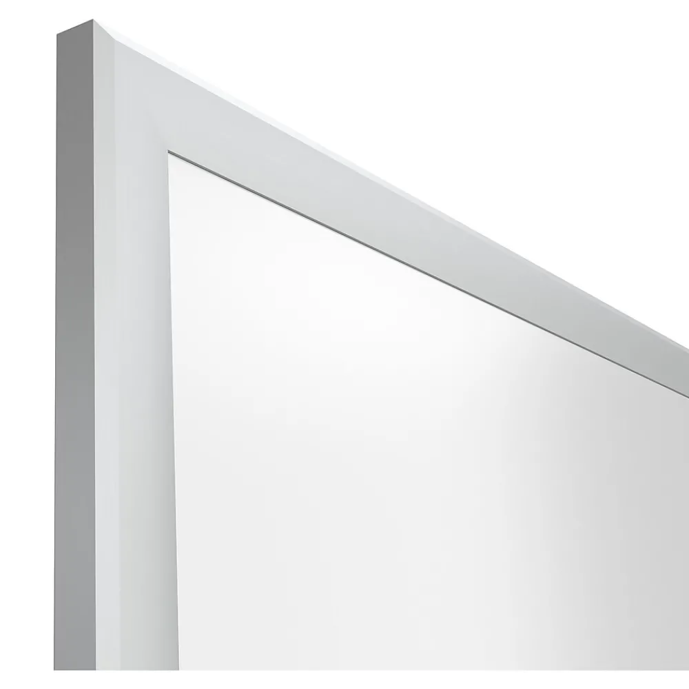 Dry Erase*TRU RED ™ Magnetic Steel Dry Erase Board, Satin Frame, 6' x 4' (TR61177)