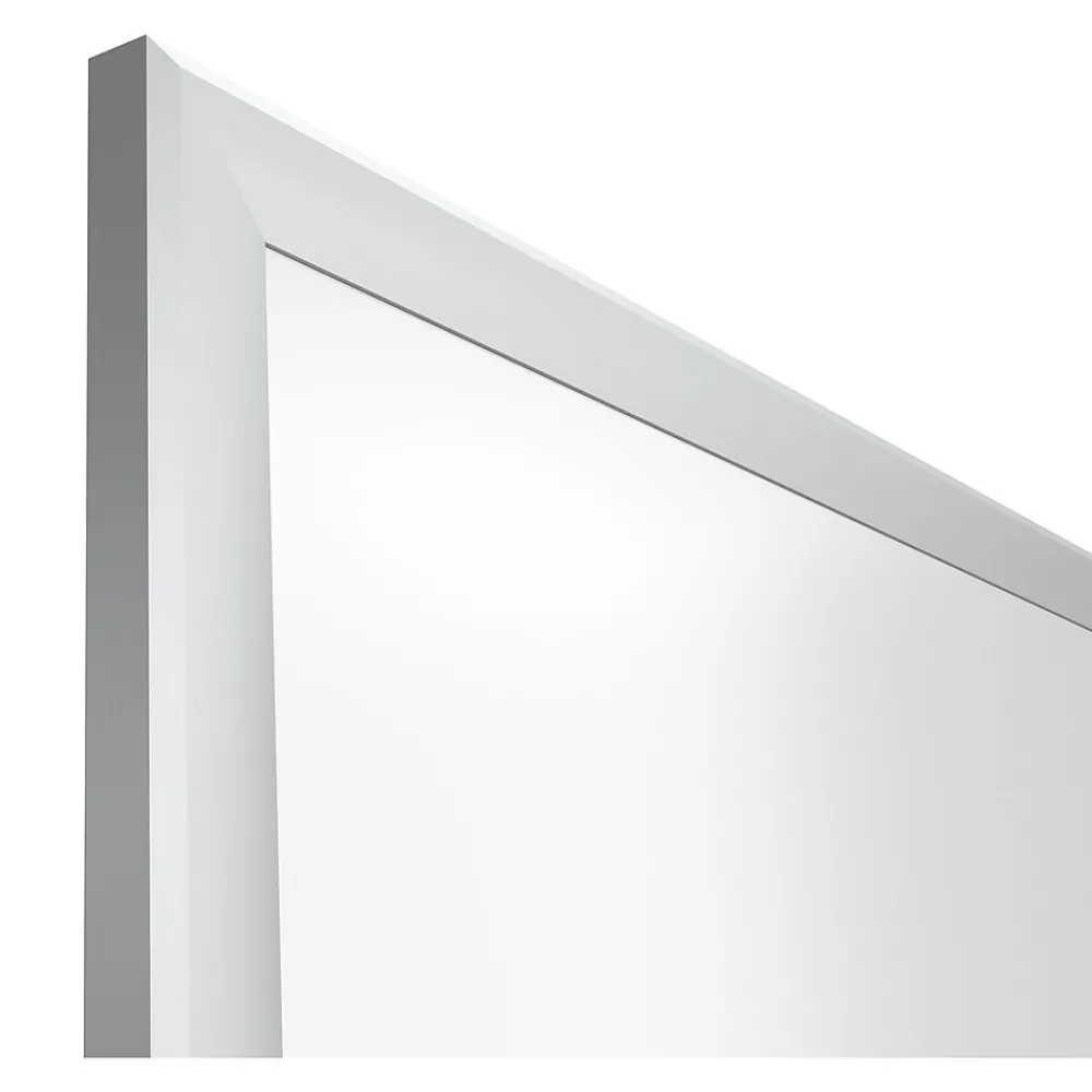 Dry Erase*TRU RED ™ Magnetic Steel Dry Erase Board, Satin Frame, 4' x 3' (TR61175)