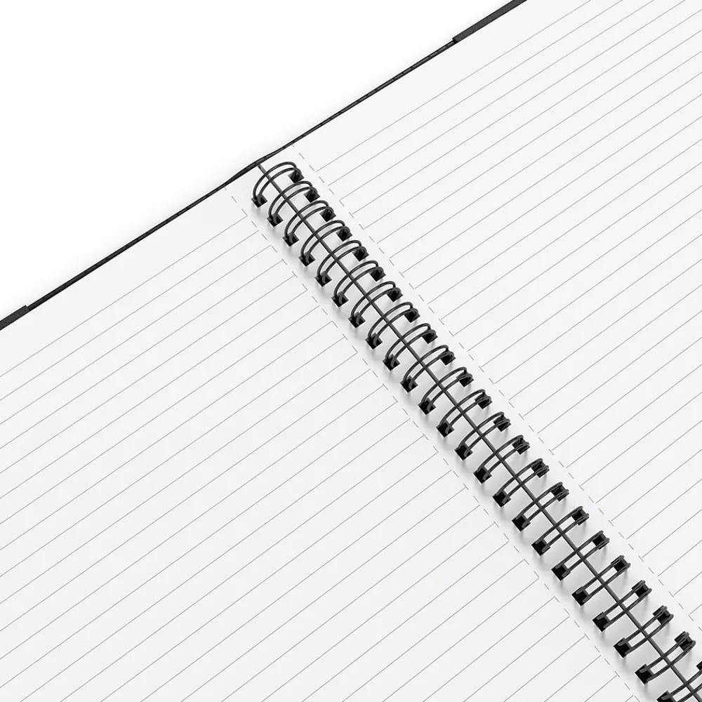 Subject Notebooks|TRU RED ™ Medium Folio Soft Cover Ruled Notebook, Black (TR54993)