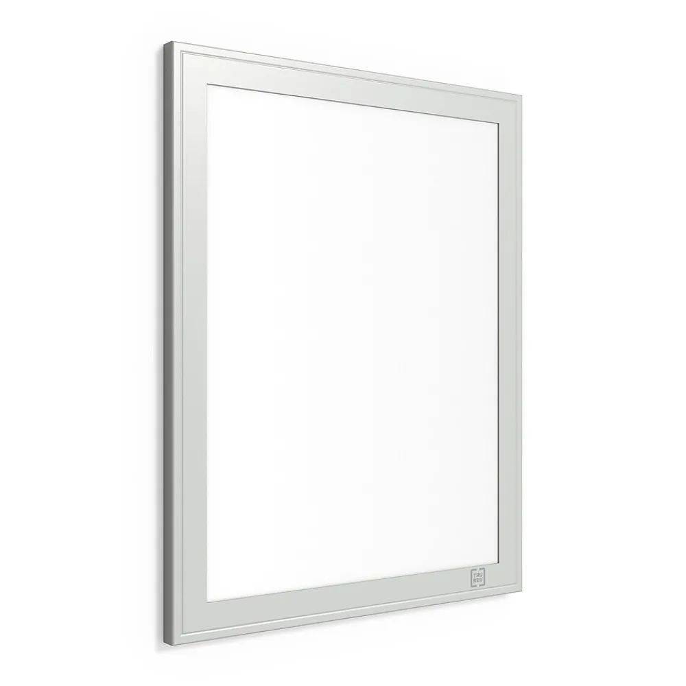 Dry Erase*TRU RED Melamine Dry-Erase Whiteboard, Aluminum Frame, 8.5" x 11" (TR62580)